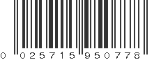 UPC 025715950778