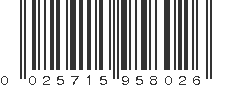 UPC 025715958026