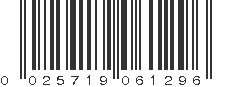 UPC 025719061296