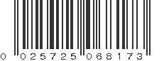 UPC 025725068173