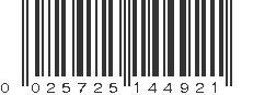 UPC 025725144921