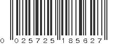 UPC 025725185627