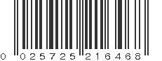 UPC 025725216468