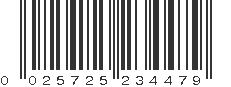 UPC 025725234479