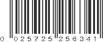 UPC 025725256341