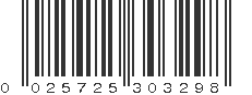 UPC 025725303298