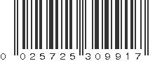 UPC 025725309917