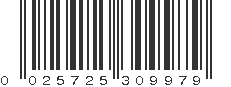 UPC 025725309979