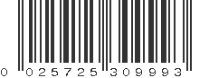 UPC 025725309993