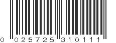 UPC 025725310111