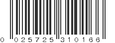 UPC 025725310166