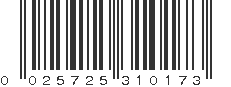 UPC 025725310173