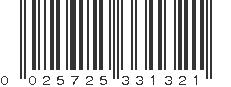 UPC 025725331321