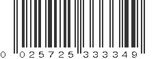 UPC 025725333349