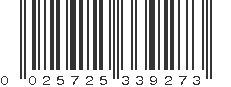 UPC 025725339273