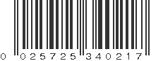 UPC 025725340217