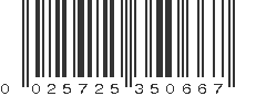 UPC 025725350667