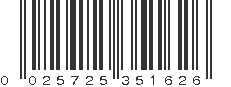 UPC 025725351626