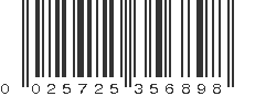 UPC 025725356898