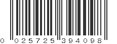 UPC 025725394098