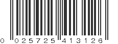 UPC 025725413126