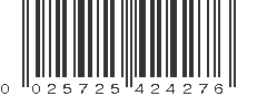 UPC 025725424276