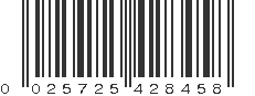 UPC 025725428458