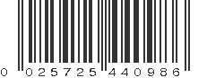 UPC 025725440986