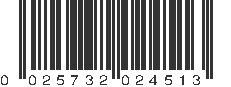 UPC 025732024513