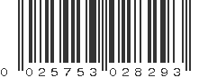 UPC 025753028293