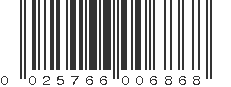 UPC 025766006868