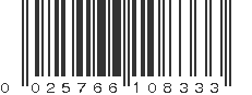 UPC 025766108333