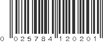 UPC 025784120201