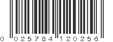 UPC 025784120256