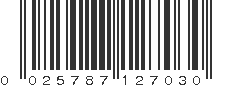 UPC 025787127030