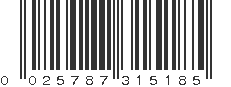 UPC 025787315185