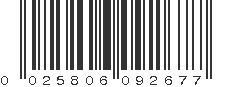 UPC 025806092677