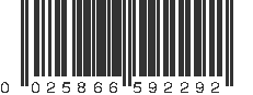 UPC 025866592292