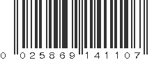 UPC 025869141107