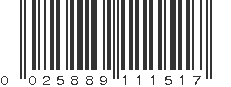 UPC 025889111517