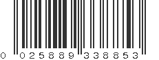 UPC 025889338853