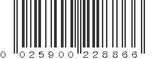 UPC 025900228866