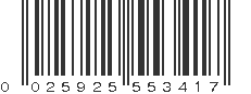 UPC 025925553417