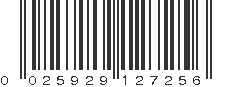 UPC 025929127256