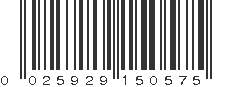 UPC 025929150575