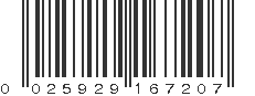 UPC 025929167207