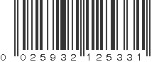 UPC 025932125331