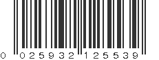 UPC 025932125539