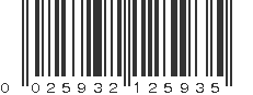 UPC 025932125935