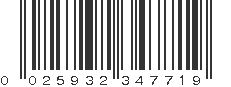 UPC 025932347719